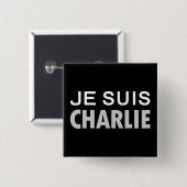 JE SUIS CHARLIE – 全国統一者 缶バッジ (正面&裏面)