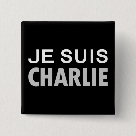 JE SUIS CHARLIE – 全国統一者 缶バッジ (正面)