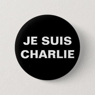 JE SUIS CHARLIE – 私はCHARLIEである 缶バッジ