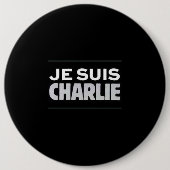 Je suis Charlie badge 缶バッジ (正面)