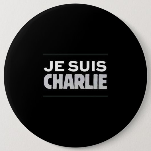 Je suis Charlie badge 缶バッジ (正面)