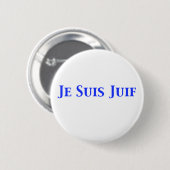 Je Suis Juifのユダヤ人の団結のワイシャツおよびギフト 缶バッジ (正面&裏面)