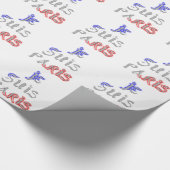 Je Suis Paris アートプリント ラッピングペーパー (角)