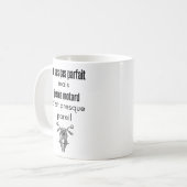 Je suis pas parfait mais je suis motard コーヒーマグカップ (正面左)