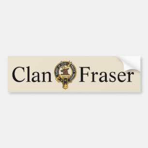 Je Suis Prest -一族のFraserの頂上 バンパーステッカー