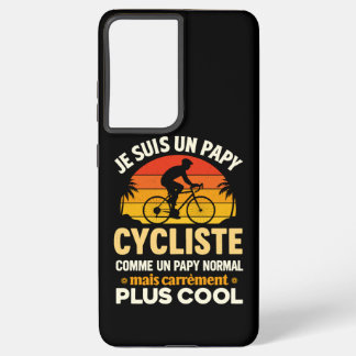 Je Suis Un Papy Cycliste Bicyclette Grand Père  Samsung Galaxy S21+ケース