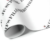 JE SUIS UNE FILLE-NERFS - Jeux de mots ラッピングペーパー (ロールコーナー)