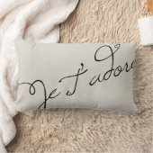 Je T adore ランバークッション (ブランケット)