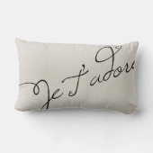 Je T adore ランバークッション (裏面)