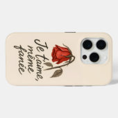 Je T’aime Wilted Rose Case-Mate iPhoneケース (裏面 (横))