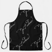 Je T'adore I Adore You in フランスの エプロン (正面)