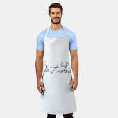 Je T'adore I Adore You in フランスの エプロン (着用した状態)