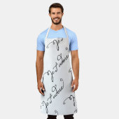 Je T'adore I Adore You in フランスの エプロン (着用した状態)