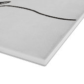 je t'aime – 私はあなたを愛しフランスのている – 黒 カッティングボード (角)