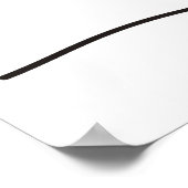 je t'aime – 私はあなたを愛しフランスのている – 黒 ポスター (角)