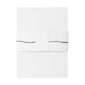 je t'aime – 私はあなたを愛しフランスのている – 黒 招待状ベリーバンド (裏面例)