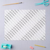 je t'aime – 私はあなたを愛しフランスのている – 黒 薄葉紙 (クラフト)