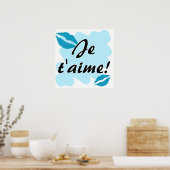 Je t'aime! - French I love you ポスター (キッチン)