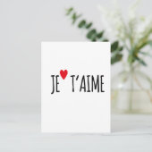 Je taime - i Love u - Postkarte – Post ポストカード (スタンド正面)