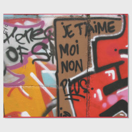 Je t'aime moi non plus – 私はあなたを愛し、私もどちらも ラッピングペーパー