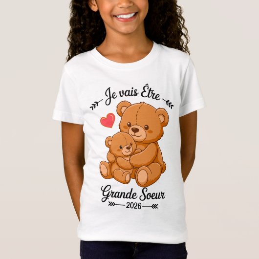 Je Vais être Grande Soeur  Tシャツ (正面)