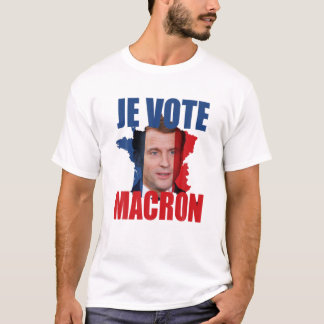 Je Vote Macron 2022 France Election 22 Macron For Tシャツ
