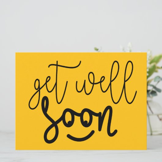 Je word snel weer beter. Van harte beterschap ! カード (スタンド正面)