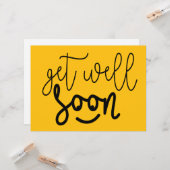 Je word snel weer beter. Van harte beterschap ! カード (正面/裏面インサイチュ)