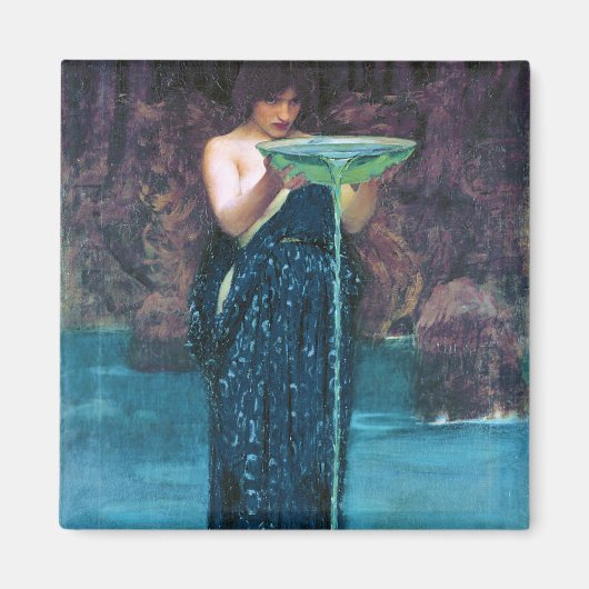 Jealous Circe, John William Waterhouse マグネット (正面)