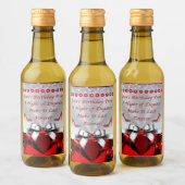 Jeanの特別注文、ミニ飲料ラベル ワインラベル (ボトル)