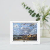 Jean-Baptiste-Camille Corot #101-2 -ファインアートP... ポストカード (スタンド正面)