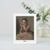 Jean-Baptiste-Camille Corot #244 -ファインアート位置… ポストカード (スタンド正面)