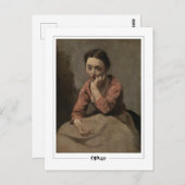 Jean-Baptiste-Camille Corot #244 -ファインアート位置… ポストカード (正面/裏面)