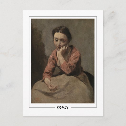 Jean-Baptiste-Camille Corot #244 -ファインアート位置… ポストカード (正面)