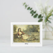 Jean-Baptiste-Camille Corot #251-2 -ファインアートP... ポストカード (スタンド正面)