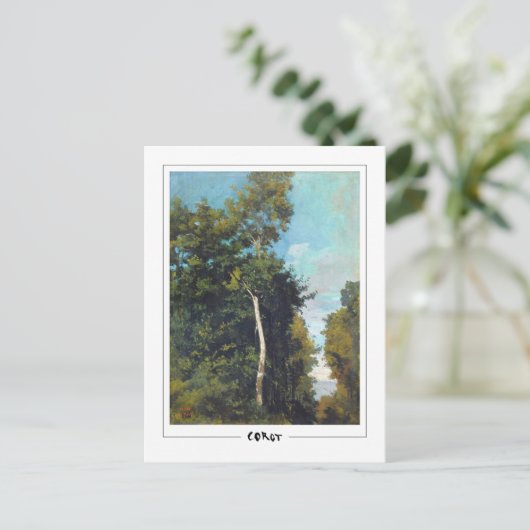 Jean-Baptiste-Camille Corot #281 -ファインアート位置… ポストカード (スタンド正面)