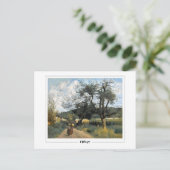 Jean-Baptiste-Camille Corot #56-2 -ファインアートポー… ポストカード (スタンド正面)