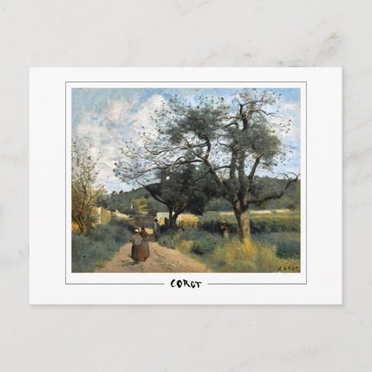 Jean-Baptiste-Camille Corot #56-2 -ファインアートポー… ポストカード (正面)