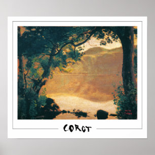 Jean-Baptiste-Camille Corot Zedign Art Poster #2-3 ポスター
