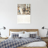 Jean Baptiste Colbert (1619-83)は地図をプレゼントする キャンバスプリント (インサイチュ (寝室))