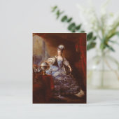 Jean Baptiste Dagotyによるオーストリアのマリー・アントワネット ポストカード (スタンド正面)