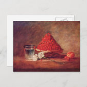Jean Chardin – ストロベリーバスケット ポストカード (正面/裏面)