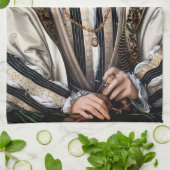 Jean Clouet – フランス王フランソワI キッチンタオル (折り畳み)