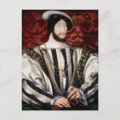 Jean Clouet – フランス王フランソワI ポストカード (正面)