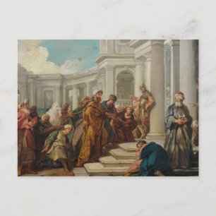 Jean-Francois de Troy – モルデカイの軽蔑 ポストカード