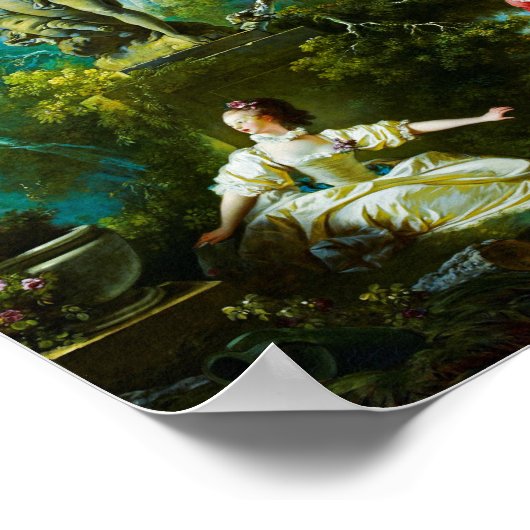 Jean-Honore Fragonard: The Progress of Love. ポスター (角)