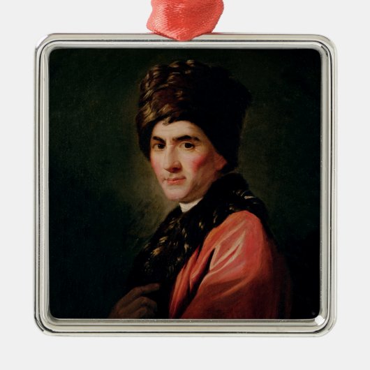 Jean-Jacques Rousseau メタルオーナメント (正面)