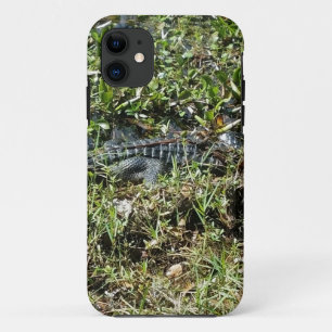 Jean Lafitteのルイジアナ湿地アリゲーターClose Up iPhone 11 ケース