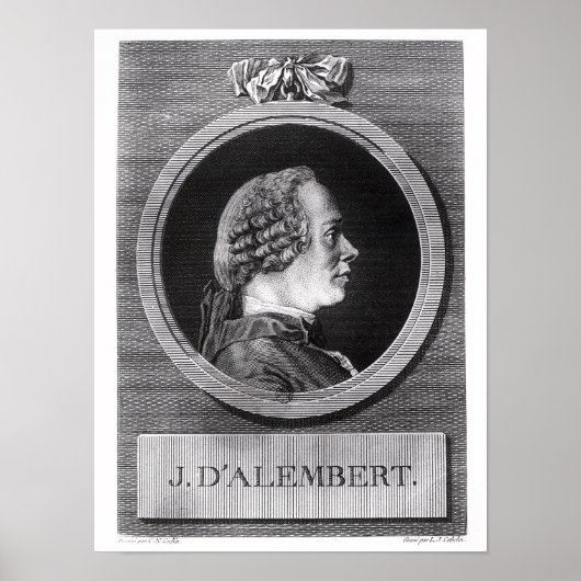 Jean le Rond d'Alembert ポスター (正面)