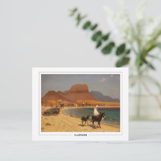 Jean-Léon Gérôme #332 - Fine Art Postcard ポストカード (スタンド正面)